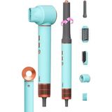 1001 SHD-1729 5in1 Compact Multi-Styler Saç Kurutma & Şekillendirme Makinesi-Mavi