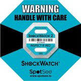 1001 Shockwatch Etiketi 10G/ Düşme Indikatörü 10G