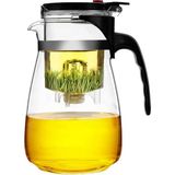 1001 Sihirli Borosilikat Cam Demlik 900 ml Isıya Dayanıklı & Tek Tuşla Demleme