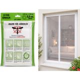 1001 Sineklik Hazır Tül Sineklik Çift Kanat 150 cm x 125 Cm, Kapı ve Pencere Uyumlu Pimapen Için Bö