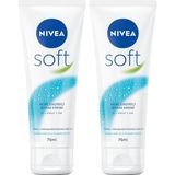 1001 Soft Krem 75 Ml, Nemlendirici Bakım Kremi, Yüz, Vücut, El, Jojoba Yağı ve E Vitamini ile Cilt B - 1 Parça