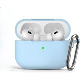 1001 Soft Yumuşak Lansman Esnek Silikon Airpods Pro 2 ile Uyumlu Içi Kadife Kulaklık Kılıfı ve Kar - Beyaz - Gold