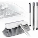 1001 Sogud Viscomop Oto Yıkama Fırçası - Cam Çekli Araç Temizlik Seti, 3 Parçalı Metal Sap, Yumu�