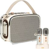 1001 Songbird Ultra 100W Çift Mikrofonlu Karaoke Bluetooth Hoparlör, Taşınabilir Ses Bombası, 8 Saat