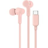 1001 Soundform Kablolu Kulaklık (Pembe) – Mikrofonlu Kulak Içi Tasarım, Usb-C Konnektör, iPhone 15