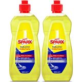 1001 Sparx Bulaşık Makinesi Parlatıcı & Kurutucu Sirkeli ve Limonlu 400 ml (2 Paketi) - secenek