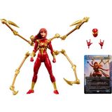 1001 Spider-Man Marvel Legends Serisi Magic: The Gathering Mary Jane Watson (Demir Örümcek), 15,5 cm Ak - Ahşap
