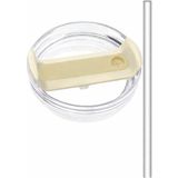 1001 Stanley Quencher 40 Oz Uyumlu Yedek Bardak Kapağı ve Plastik Pipet Seti | Sızdırmaz, Dökülmez, - 100 ml