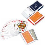 1001 Star Briç Oyun Kağıdı Extra Kızıl Ay A/30 Artex – 2 Deste (Kırmızı & Mavi) Poker Iskambi - EBAT - ÖLÇÜ