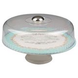 1001 STLT-206 Ayaklı Pasta Tabaği Vintage Pink 30CM - 0 - 249 ml