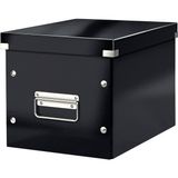 1001 & Store Orta Boy Küp Saklama Kutusu 61090095, Siyah, Metal Kulplu, 260X240X260 mm