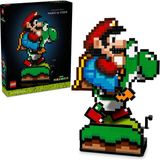 1001 Super Mario Super Mario World: Mario ve Yoshi 71438 - Yetişkinler Için Sergilenebilir Koleksiyonlu