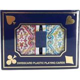 1001 Swisscard Plastik Oyun Kartı Destesi - Ahşap
