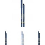 1001 Tattoo Gel Eyepencil No: 106 Azure - 24 Saat Kalıcı Suya Dayanıklı Jel Göz Kalemi (4 Paketi) - ton