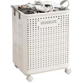 1001 Tekerlekli Katlanabilir Çok Amaçlı Sepet, 40 Litre, Havalandırmalı Tasarım (Gri) - ebat