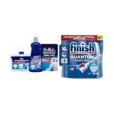 1001 Temizlik ve Bakım Seti (Parlatıcı 400 ml + Makine Temizleyici Sıvı 250 ml + Tuz 500 G) ve Finis