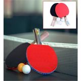 1001 Tenisi Raket Seti - 2 Adet Ping Pong Raketi ve 3 Adet Top, Yüksek Kontrollü Eğlence ve Antrenman