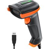1001 Tera D5100Y Barkod Okuyucu - USB Kablolu, 1d ve 2d Qr Kod Okuma, Tak ve Çalıştır, Ergonomik Tasa