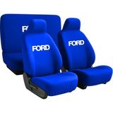 1001 Terletmeyen Kumas ve Birebir Uyum Sunan Ford Tourneo Courier ile Uyumlu Oto Koltuk Kılıfı Laciver - Çok Renkli