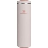 1001 The Transit Fliptop Mug Termos 0.60 Litre - Pembe Kuvars (Rose Quartz) | Paslanmaz Çelik - --