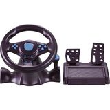 1001 Titreşimli 4in1 Oyun Direksiyon Seti, Bilgisayar/xbox 360/PS3/PS2 Uyumlu, USB Bağlantılı, Pedal - secenek