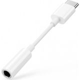 1001 To 3.5mm Jak Kulaklık Adaptörü - Dijital Dönüştürücü - Tüm Cihazlarla Uyumlu - Beyaz - Kom