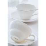 1001 Toronto Gümüş 6 Kişilik Çay Fincan Takımı PORWM-06186 - 249 ml