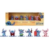 1001 Toys 6 x Figürler Metal Stitch 4 cm Diorama Farklı Pozisyonlarda Dikiş + Melek Disney Mini Koleks - Ahşap