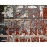 1001 Tuğla Duvar Desenli Duvar Kağıdı, Gri, 3x2.4 Metre
