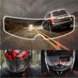 1001 Tüm Kasklara Uyumlu Motorsiklet Kask Ön Cam Sticker Film Yağmur Buğ Engelleyici Su Kaydırıcı