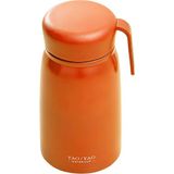1001 Turuncu 304 Çelik 380 ml Vakumlu Bebek Yoğurt Mama Saklama Termosu Mug CIN494TR - Çok Renkli