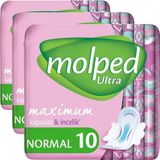 1001 Ultra Normal Günlük Ped (1 x 10 Adet) (3 Paketi)