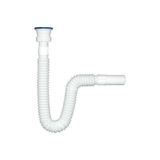 1001 Uzun Körüklü Lavabo Sifonu, Banyo ve Mutfak Için Esnek Drenaj Borusu