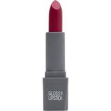 1001 Uzun Süre Kalıcı Yoğun Renk Veren Nemlendirici Parlak Ruj - Glossy Lipstick 318 Berry - ton