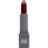 1001 Uzun Süre Kalıcı Yoğun Renk Veren Nemlendirici Parlak Ruj - Glossy Lipstick 324 Raspberry Marmal - ton