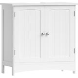 1001 Vasagle 2 Kapılı Lavabo Dolabı, Banyo Dolabı, Ayarlanabilir Raflar, Bol Depolama Alanı, 60 x 30 - Çok Renkli