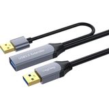 1001 Veggieg USB 3.0 Uzatma Kablosu Sinyal Güçlendirici Extender Destekli Usb-A Uzatıcı Kablo 10 Metr - Çok Renkli