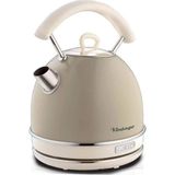 1001 Vintage Dom Su Isıtıcı Bej 2877/03 - Retro Kettle, 2000 Watt, 1,7 Litre, Kablosuz 360° Dönebile