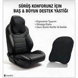 1001 Visco Ortopedik Boyun Destek Yastığı – Ofis, Araç ve Seyahat Için - 10 cm