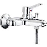 1001 Viva Banyo Bataryası A41045, Duvardan Montaj, Krom, Seramik Kartuşlu, Pirinç Gövde - secenek