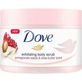 1001 Vücut Peelingi Nar Çekirdeği ve Shea Yağı 225ML Beyaz