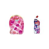 1001 Wc Brilliant Tuvalet Temizleme Jel Çiçek Kokulu 2'li (2 x 42 G) ve Bref Wc Power Aktiv Jel Çiçek