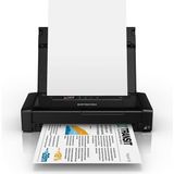 1001 WF-100W A4 Taşınabilir Kablosuz Yazıcı, Şarjlı Batarya, Usb, Wi-Fi, Kompakt Mürekkep Püskür