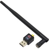 1001 Wifi Adaptörü 300MBPS 802.11N/G/B Usb2.0 Masaüstü Dizüstü Pc Için Windows Mac Linux Destekler - Beyaz - Gold