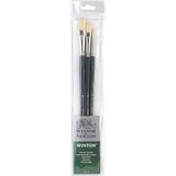1001 Winsor & Newton 5990605 Winton 3 Fırça Seti, Yağlı Boya, Akrilik Boya ve Alkid Boya Için
