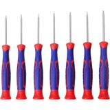 1001 WP200510 7 Parça Profesyonel Cr-V Manyetik Hassas Torx Tornavida Seti