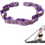 1001 Xspring Esneme Kayışı, Elastik Yoga Esneme Kayışı, 9 Ilmekli Yoga Kayışı, Fizik Tedavi, Pi