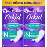 1001 Yaprak Günlük Ped Normal Süper Ekonomik Paket 100 Adet Ped