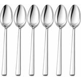 1001 Yemek Kaşığı, 6'lı Paslanmaz Çelik Kaşık Seti, Gümüş Renk Metal 20 Cm, 6 Adet Içerikli - seçenek