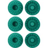 1001 Yeşil, Silikon Mini Kek ve Muffin Kalıbı, 7x3 Cm, Bpa Içermez, Fırında Kullanılır, Makinede